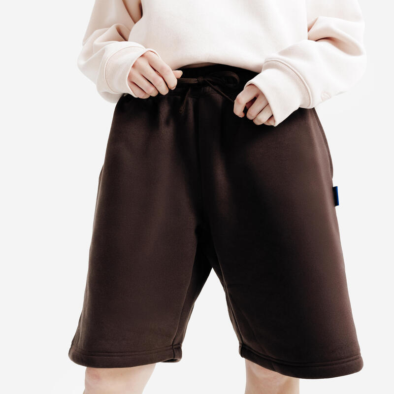 Pantalon scurt sport Elementals unisex maro