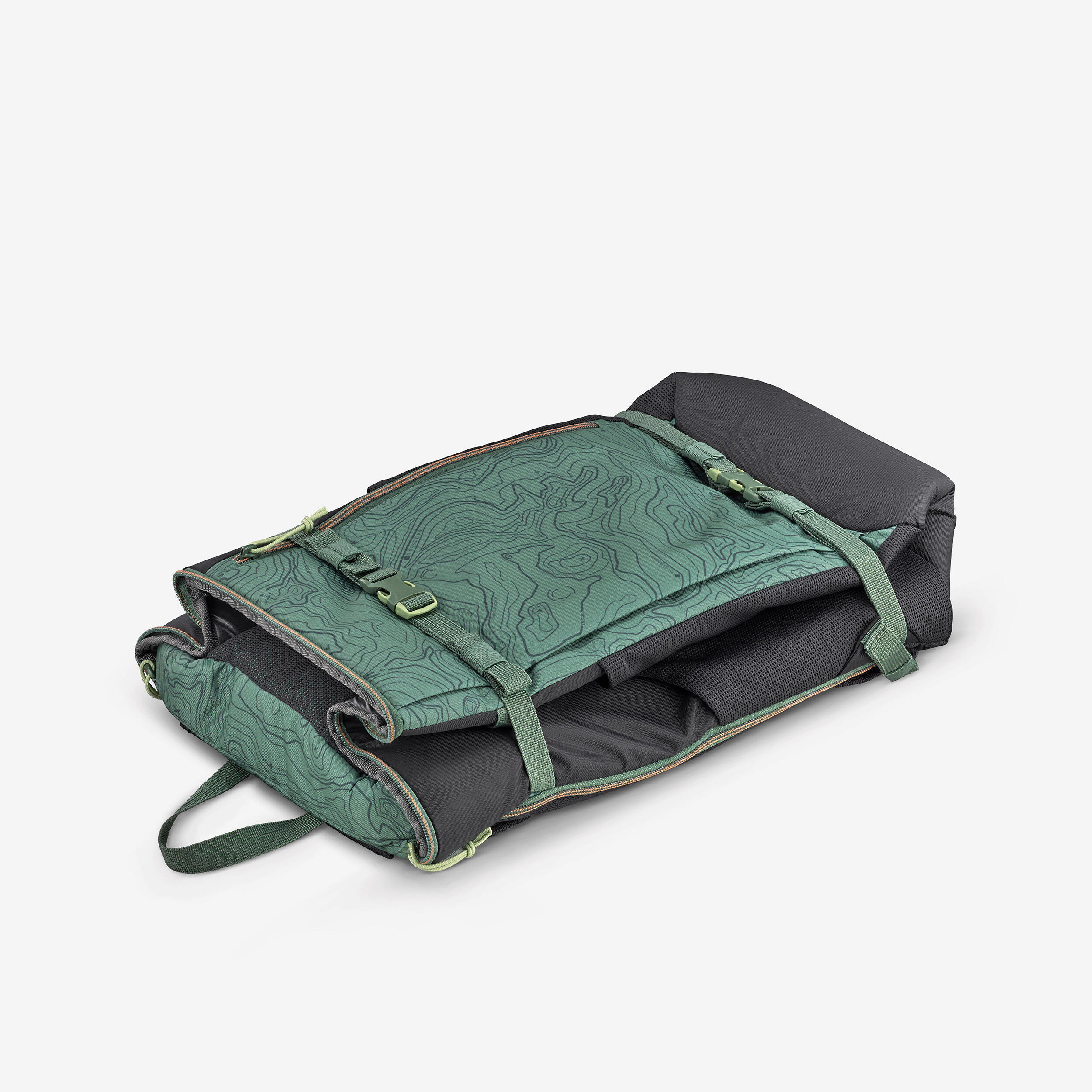 Compact and Insulated Cooler Backpack with Print 30 L, 100 - QUECHUA
