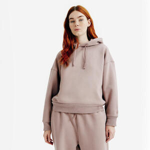 Sudadera con capucha mujer, Elementals, marrón