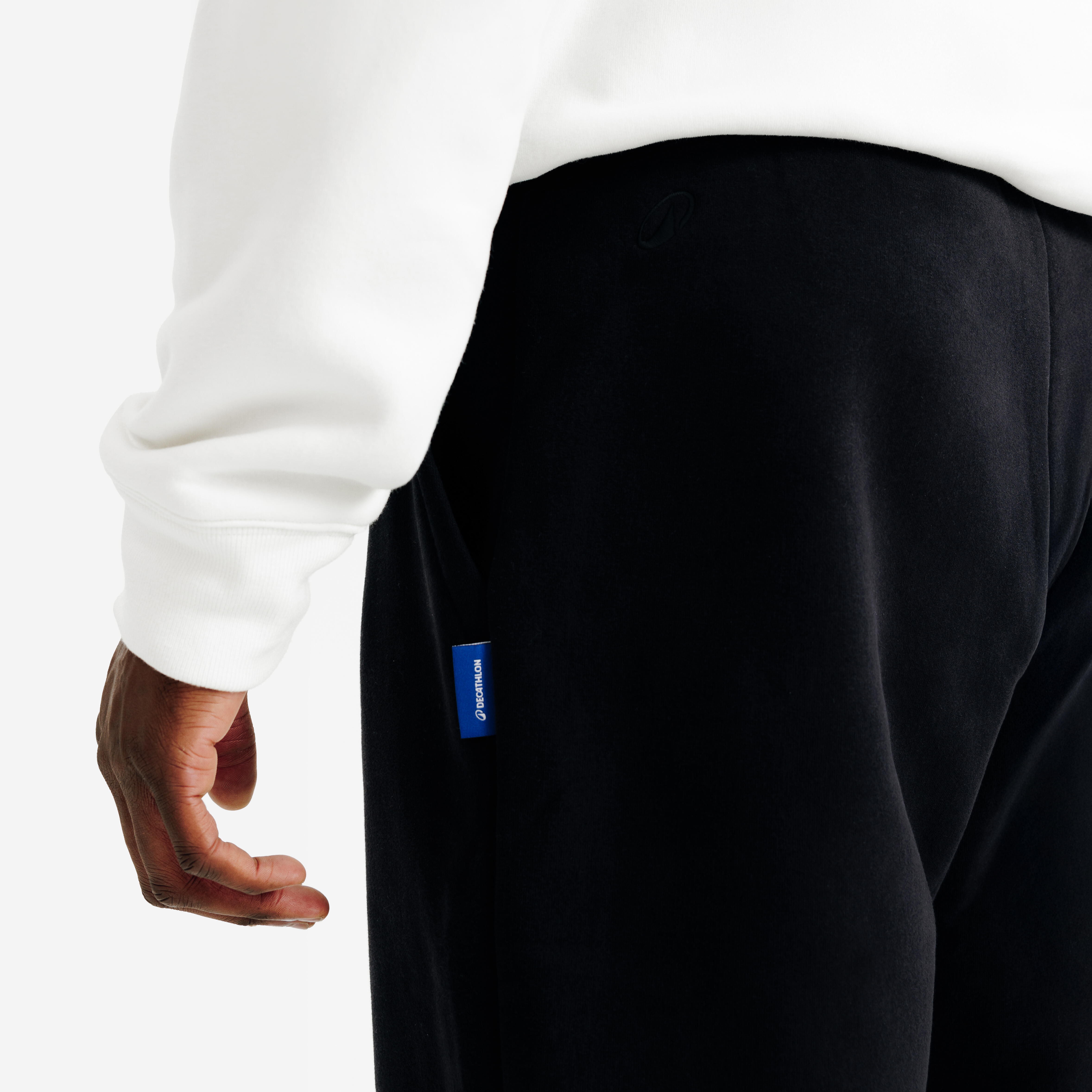 DECATHLON Pánske oversize tepláky čierne S · záber 6