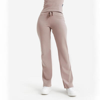 Leggings donna ELEMENTALS flare rosa antico