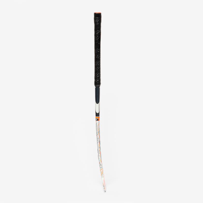 Zaalhockeystick voor kinderen Megatec wit grijs