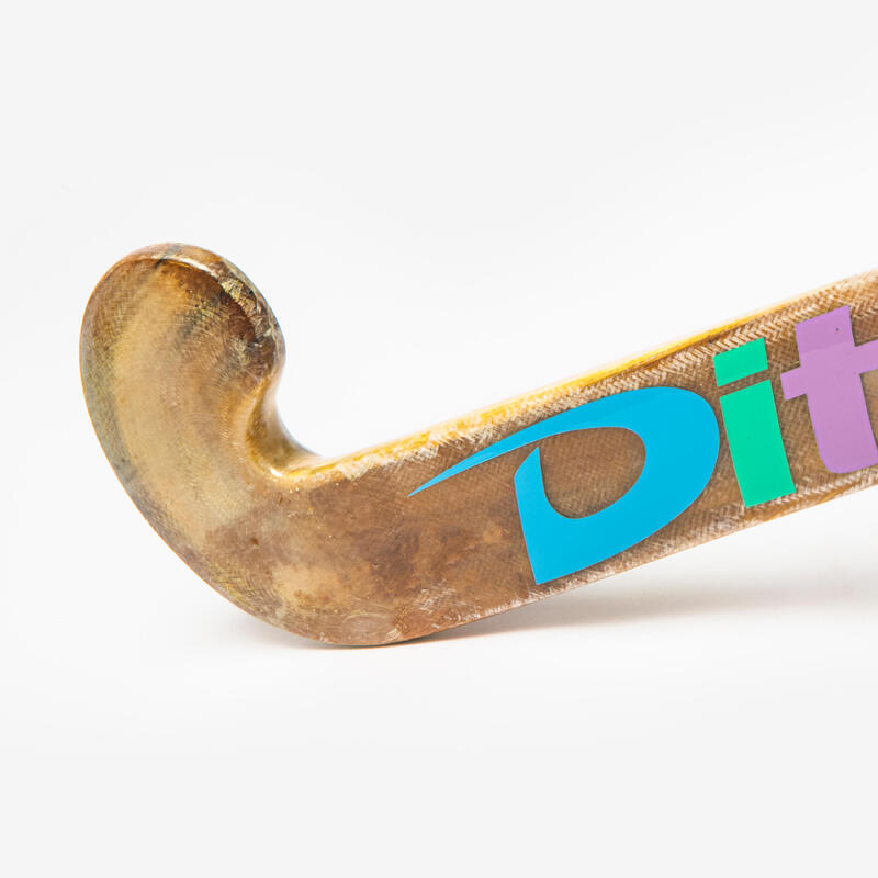 Crosă Wood de hochei pe iarbă DT100 Multicolor Copii