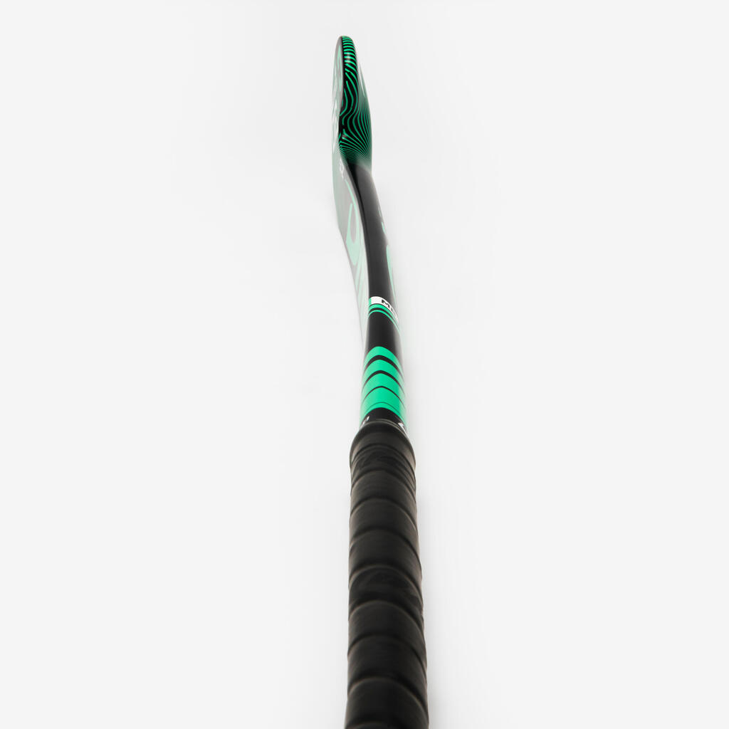 Hockeyschläger Jugendliche 30% Carbon Mid Bow - Compotec C30 grün