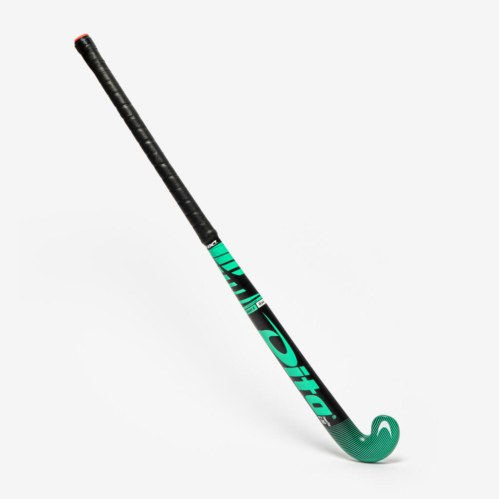 Hockeyschläger Jugendliche 30% Carbon Mid Bow - Compotec C30 grün