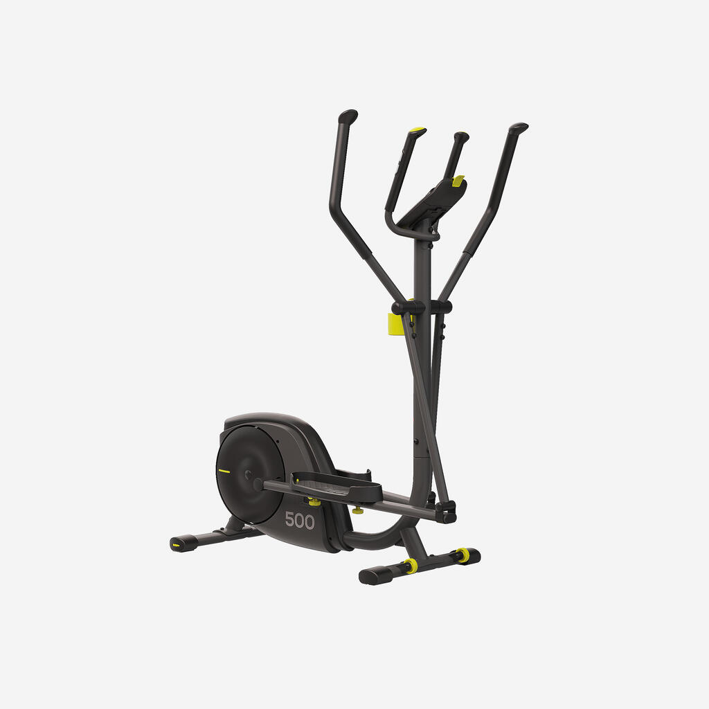Elíptica  con bluetooth y 7 kg de rueda de inercia  Domyos 500 - Negro