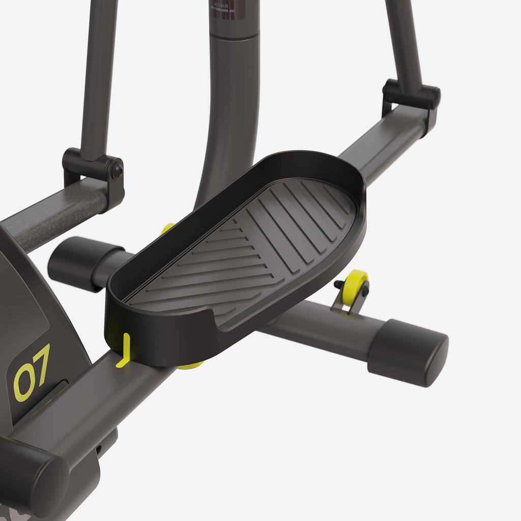 Elíptica  con bluetooth y 7 kg de rueda de inercia  Domyos 500 - Negro