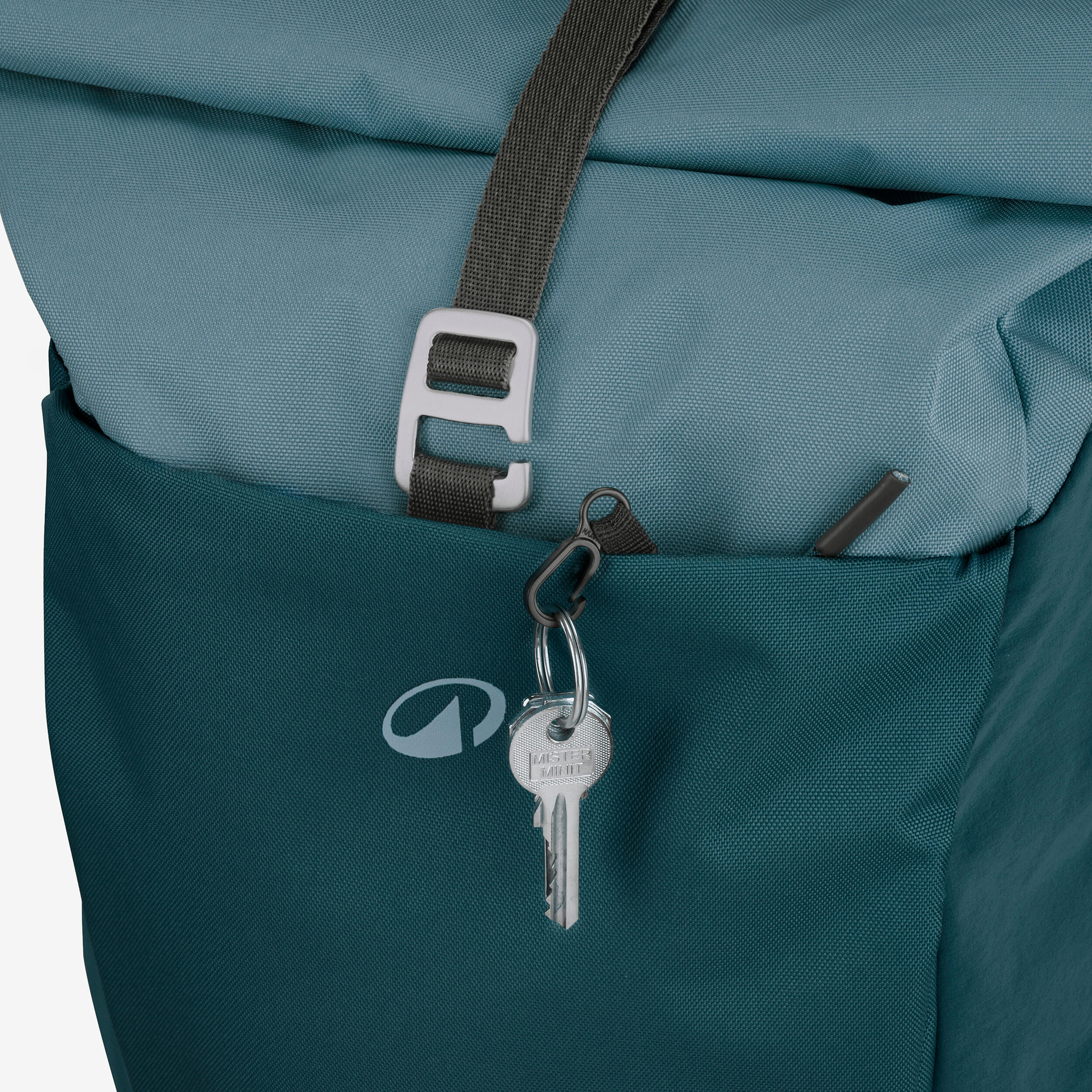 Mochila de Caminhada 16L + 4, NH500 Escape Rolltop azul 9/11