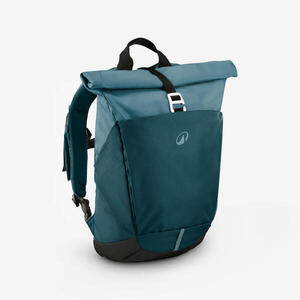 Mochila de senderismo 16+4L - Escape 500 Rolltop verde