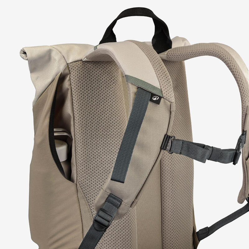 Sac à dos de randonnée 16L+4, NH500 Escape Rolltop beige