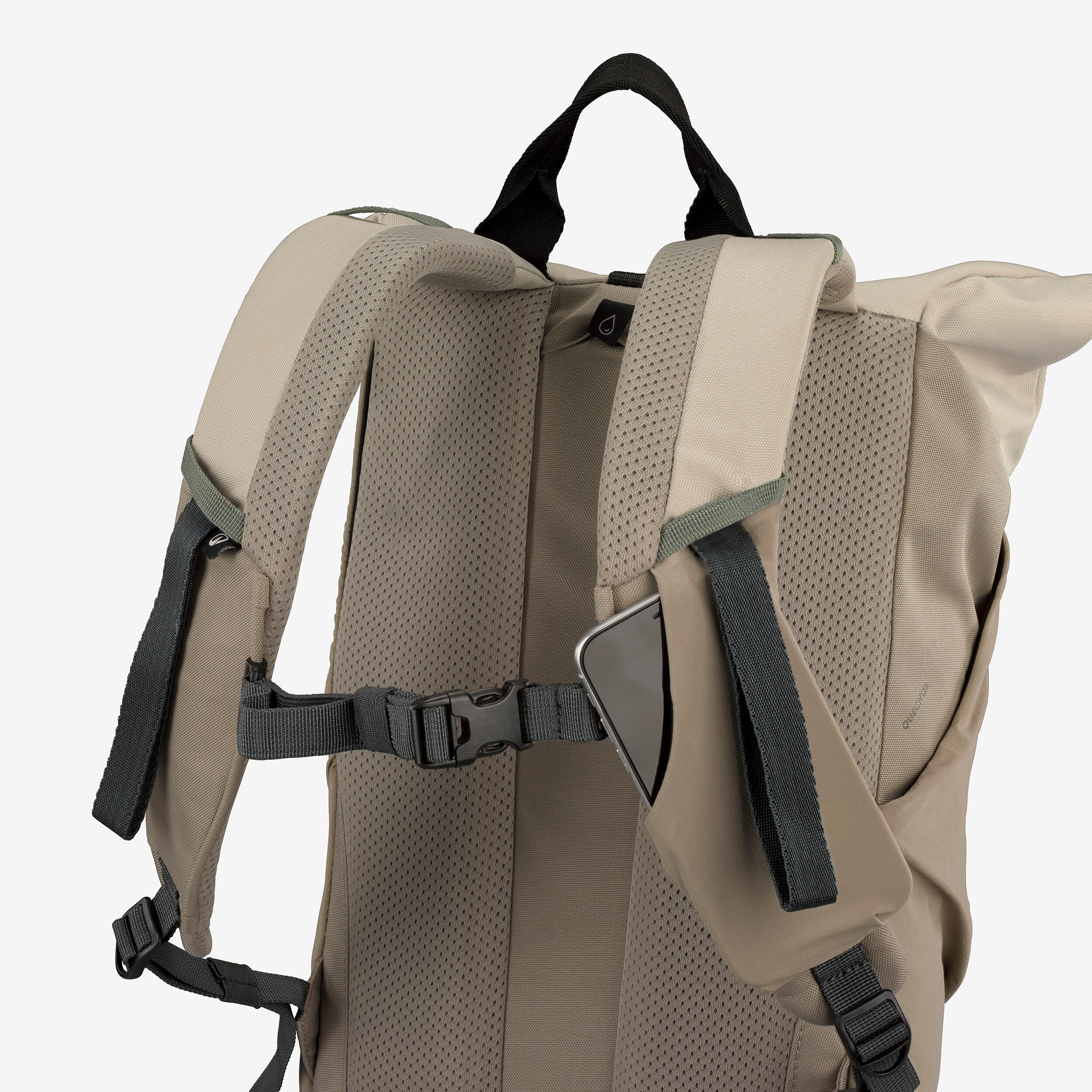 Hiking Backpack 16 L + 4 L, NH500 Escape Rolltop - QUECHUA