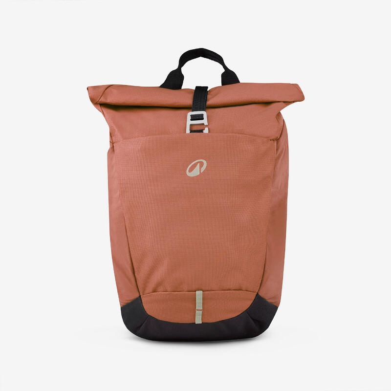 Rucsac Drumeție în natură 16+4L, Escape 500 Rolltop Maro