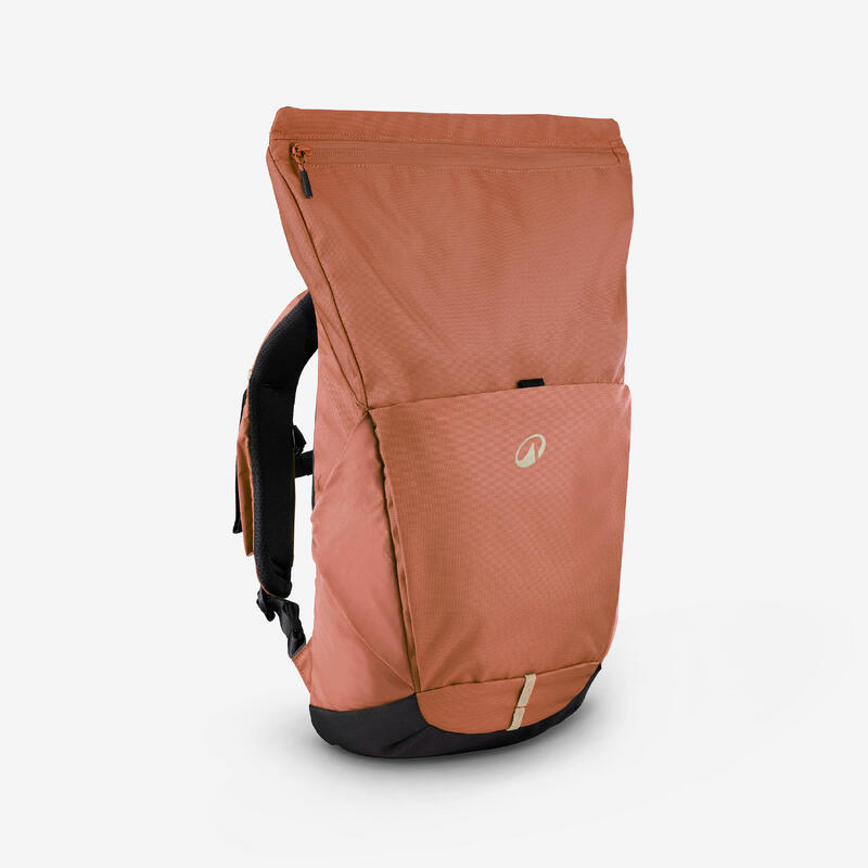 Rucsac Drumeție în natură 16+4L, Escape 500 Rolltop Maro