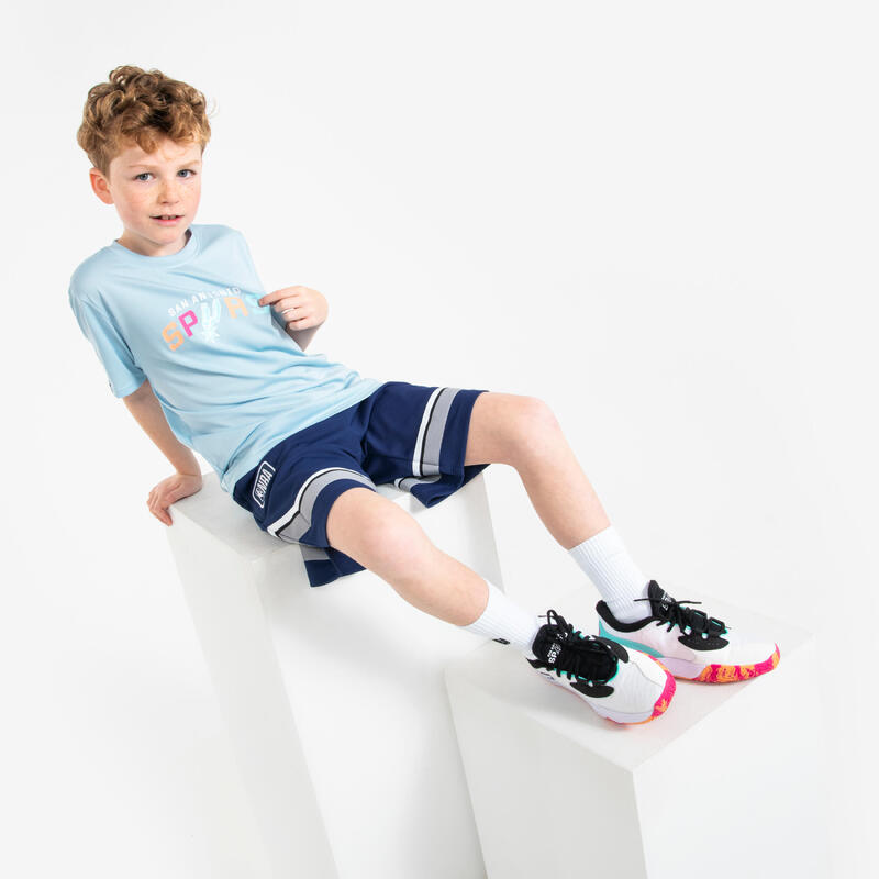 T-shirt de basketball nba spurs enfant -  ts 900 jr bleu