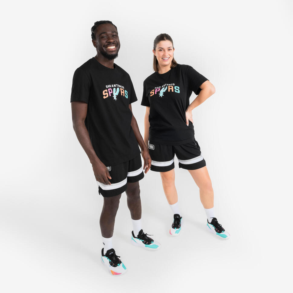 Koszulka do koszykówki unisex Tarmak NBA TS 900 San Antonio Spurs