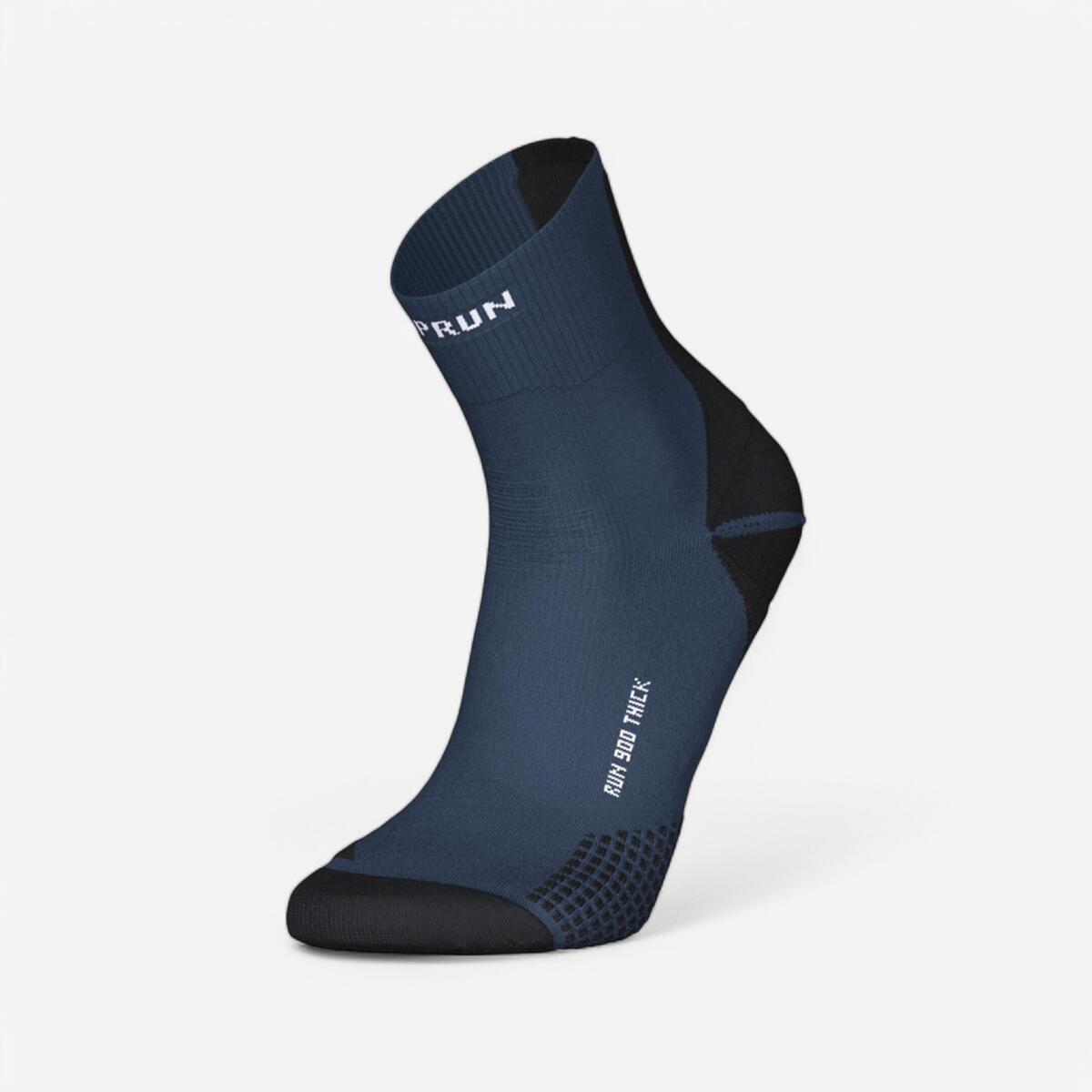 Chaussettes de running KIPRUN run900 épaisses mid bleues