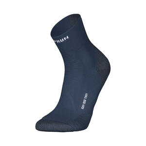 Calcetines running Kiprun finos media caña 900 - azul oscuro
