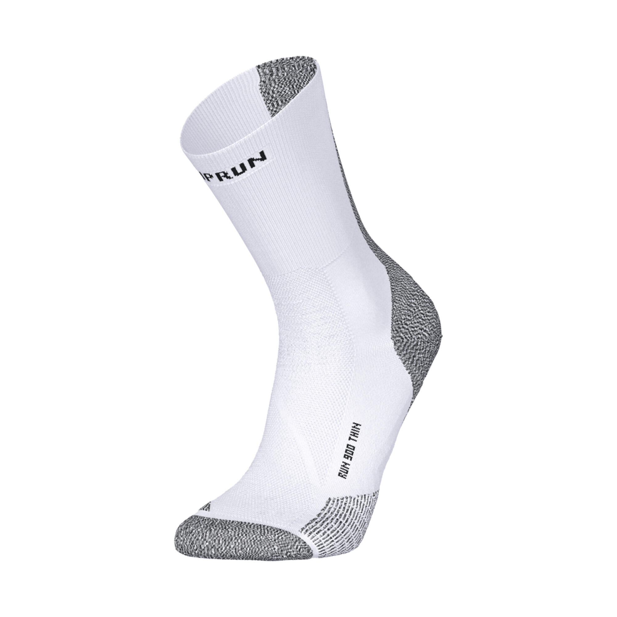 Run 900 Thin Mid-Calf Running Socks - White