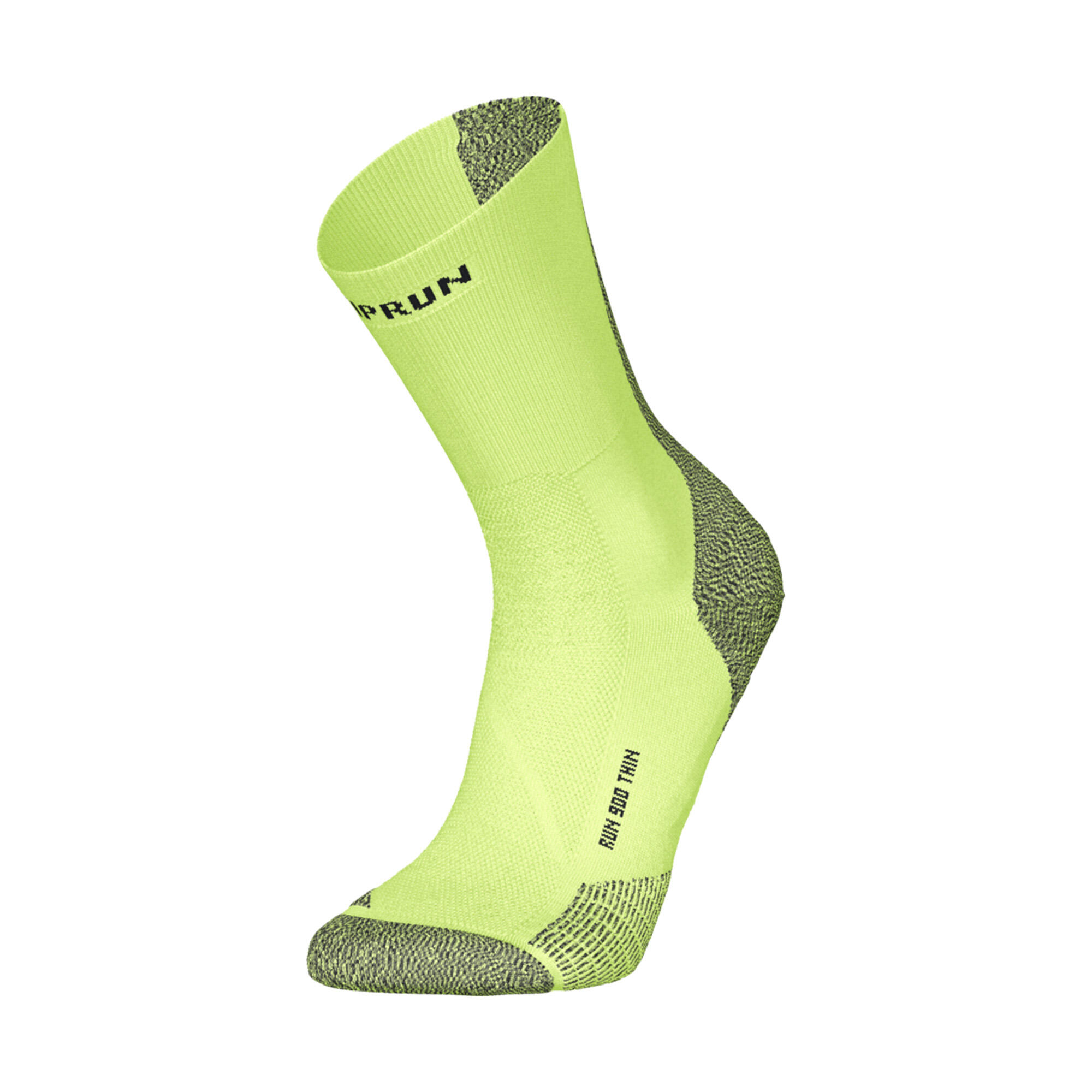 Run 900 Thin Mid-Calf Running Socks - Yellow