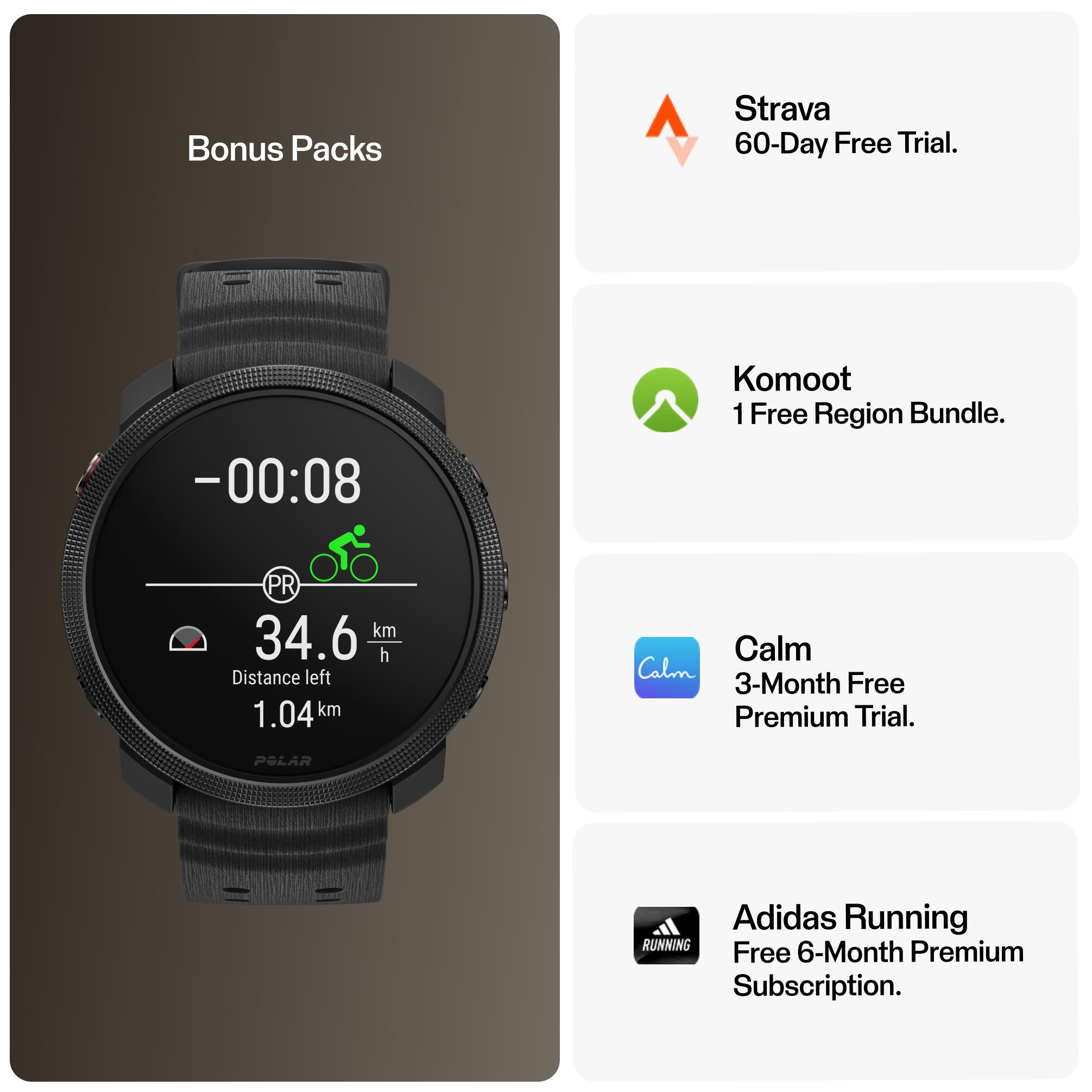 Reloj GPS POLAR Vantage M3 - Negro 8/30