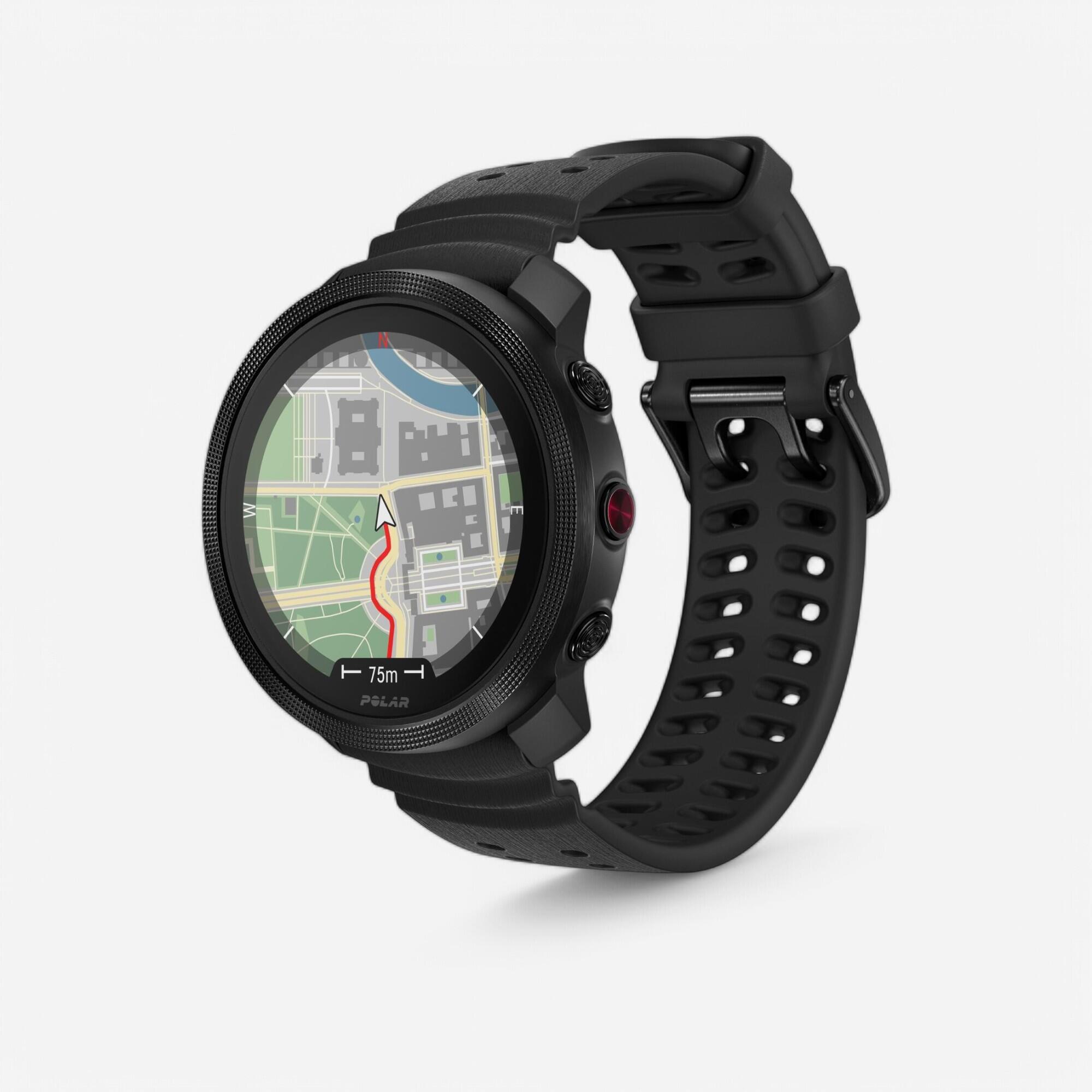 POLAR Connected GPS Sports Watch AMOLED Screen, Vantage M3 - black