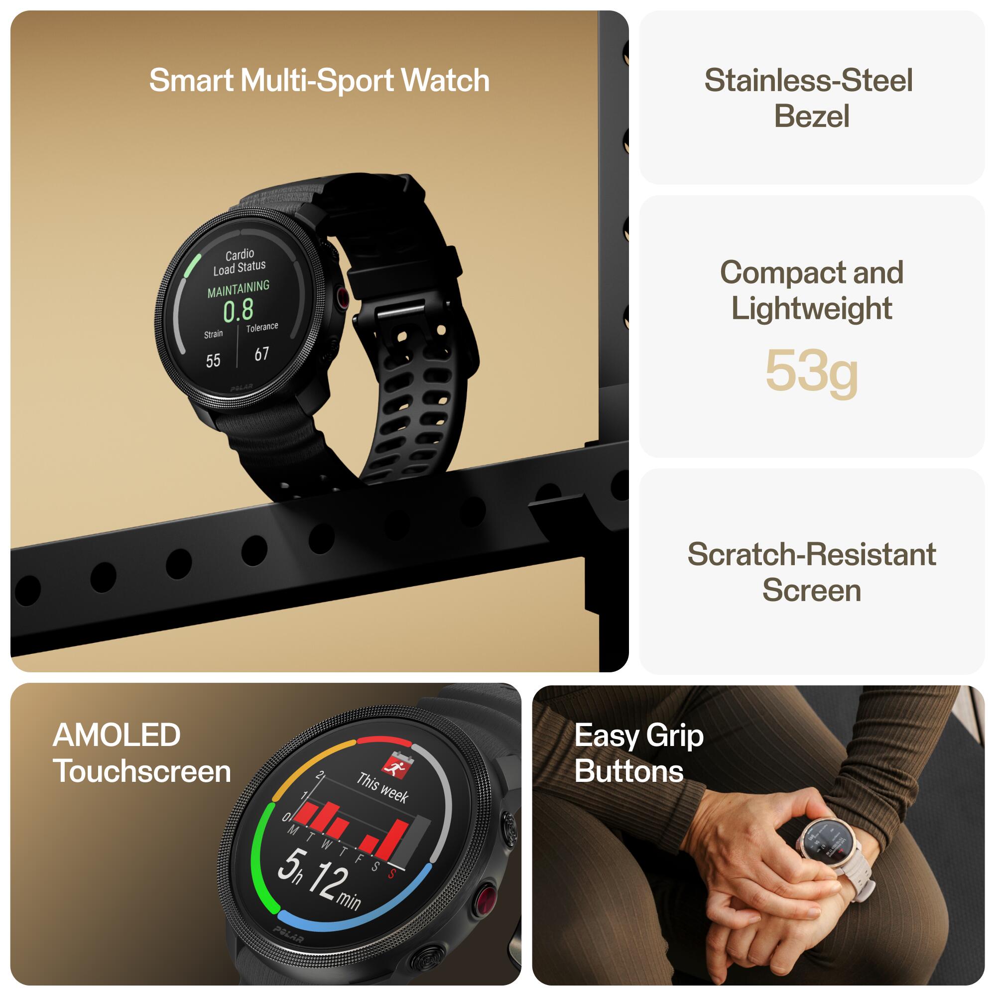 Reloj GPS POLAR Vantage M3 - Negro 3/30