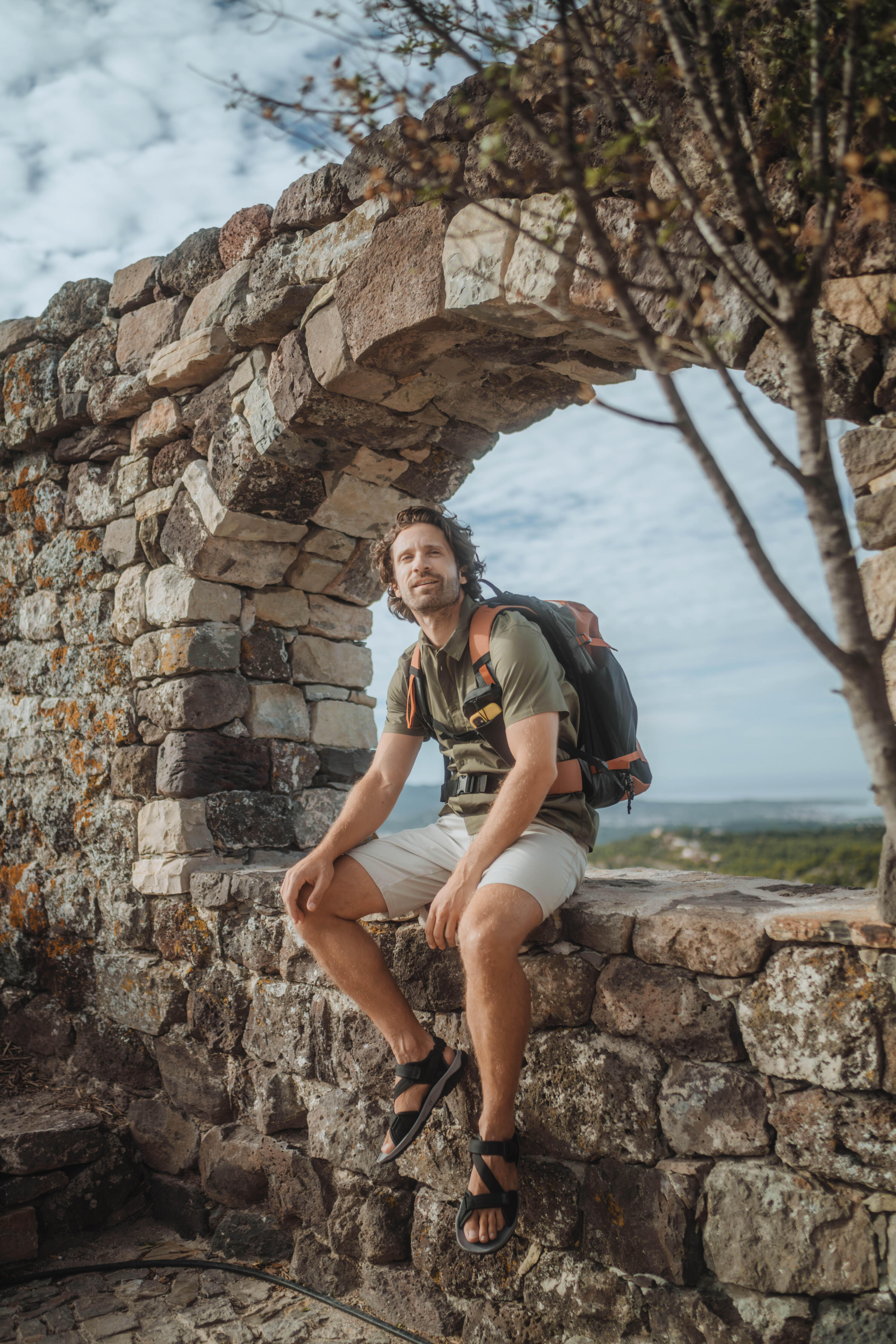 Pochette de sac à dos amovible et imperméable, Travel 500 noir 15/17