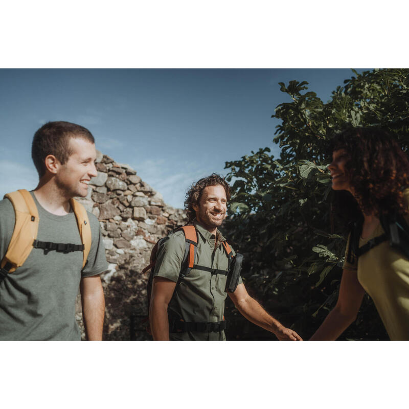 Erkek Outdoor Tişört - Yeşil - NH500 Fresh