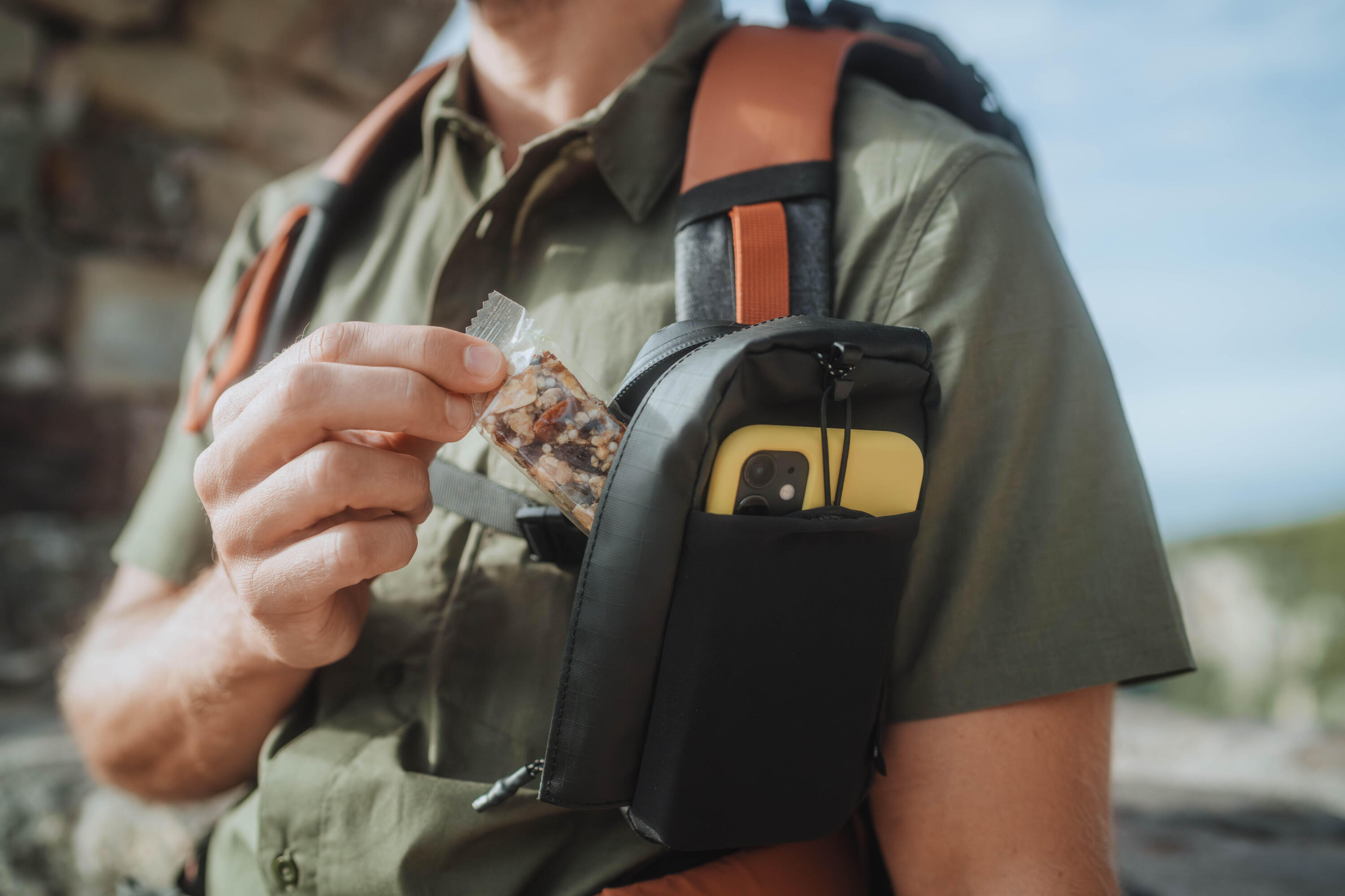 Pochette de sac à dos amovible et imperméable, Travel 500 noir 14/17