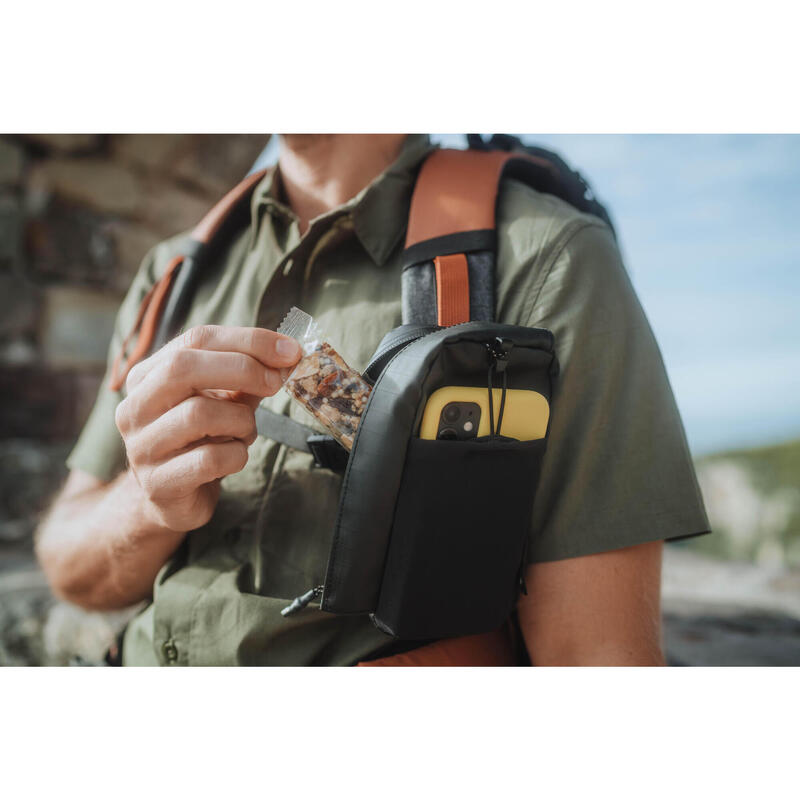 Borsetă pentru rucsac, detașabilă și impermeabilă, Travel 500 negru