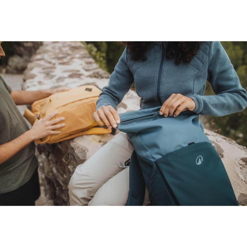 Sac à dos de randonnée 16L+4, NH500 Escape Rolltop bleu