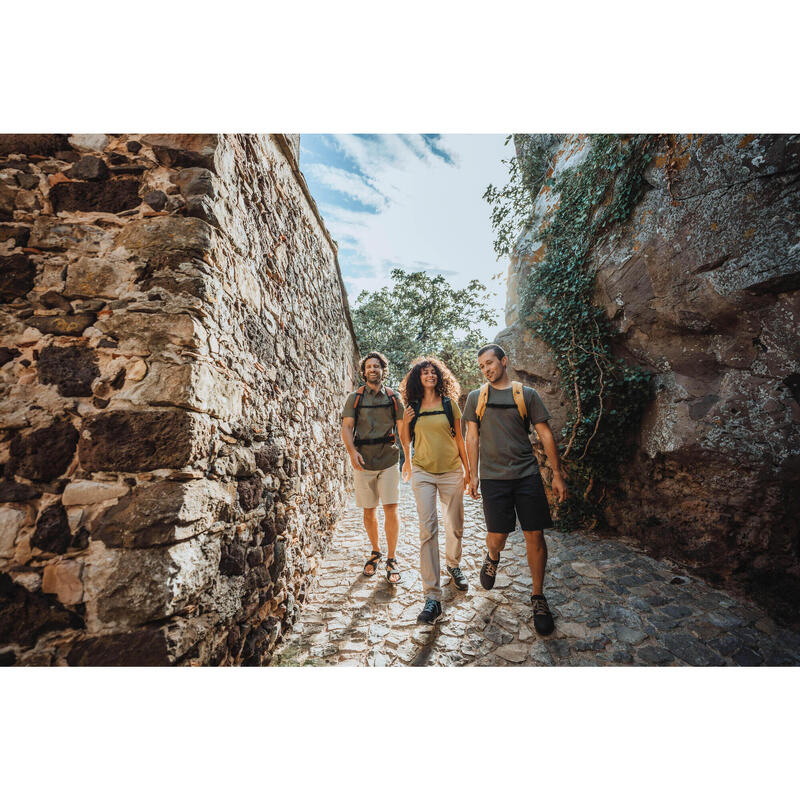 Erkek Outdoor Tişört - Yeşil - NH500 Fresh
