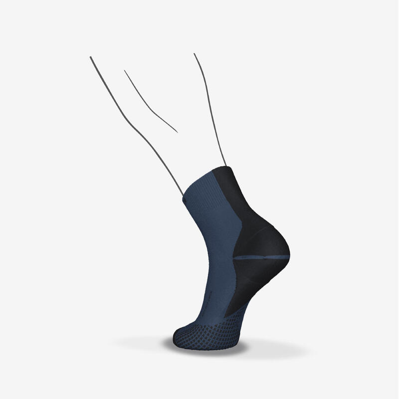 Chaussettes de running KIPRUN run900 épaisses mid bleues