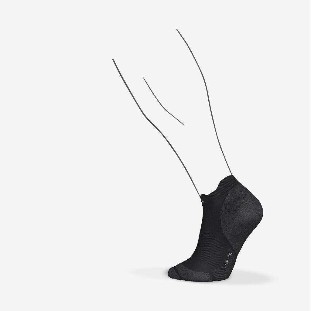 Chaussettes de running KIPRUN run900 fines invisibles blanches