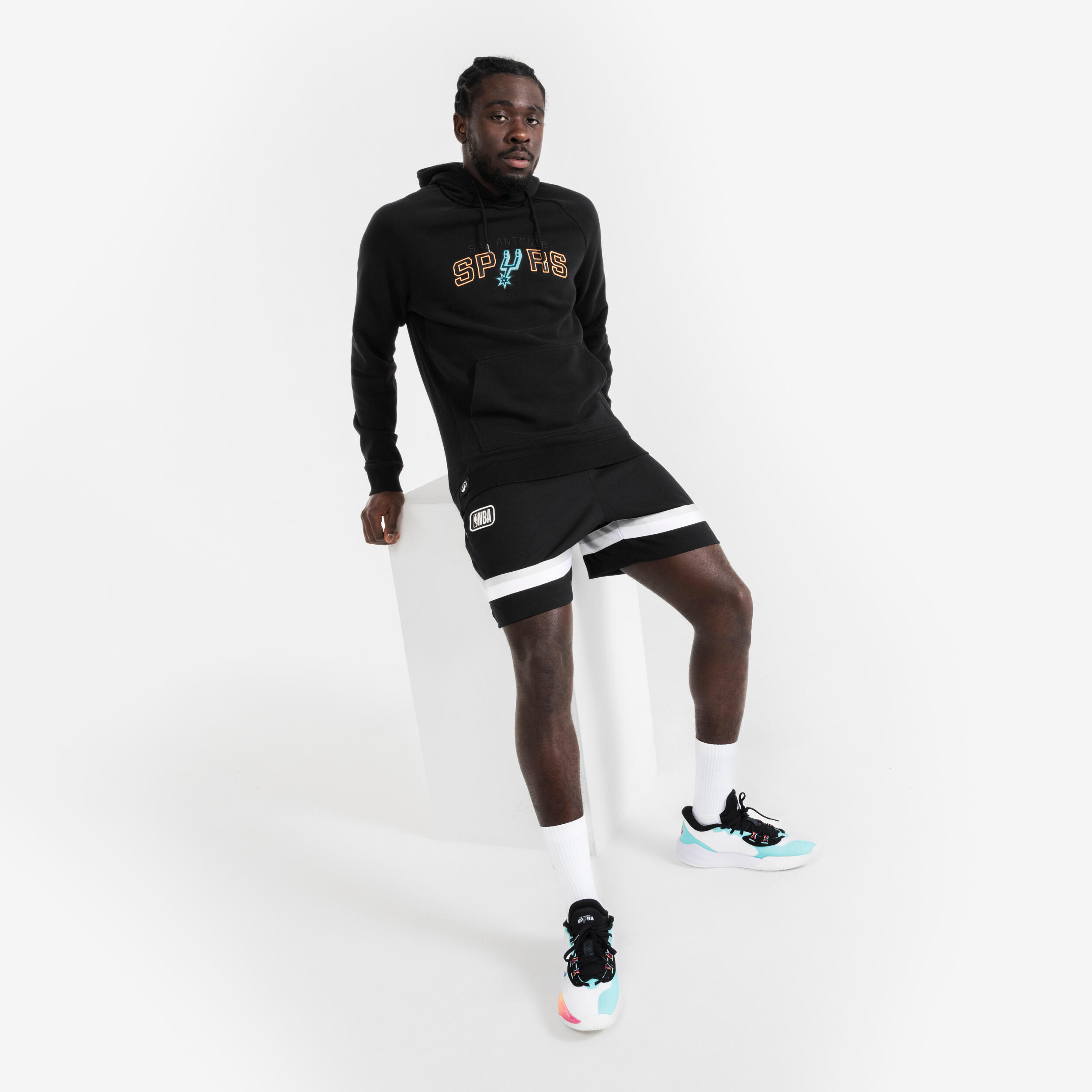 Adult Hoodie 900 NBA San Antonio Spurs - Black 3/8