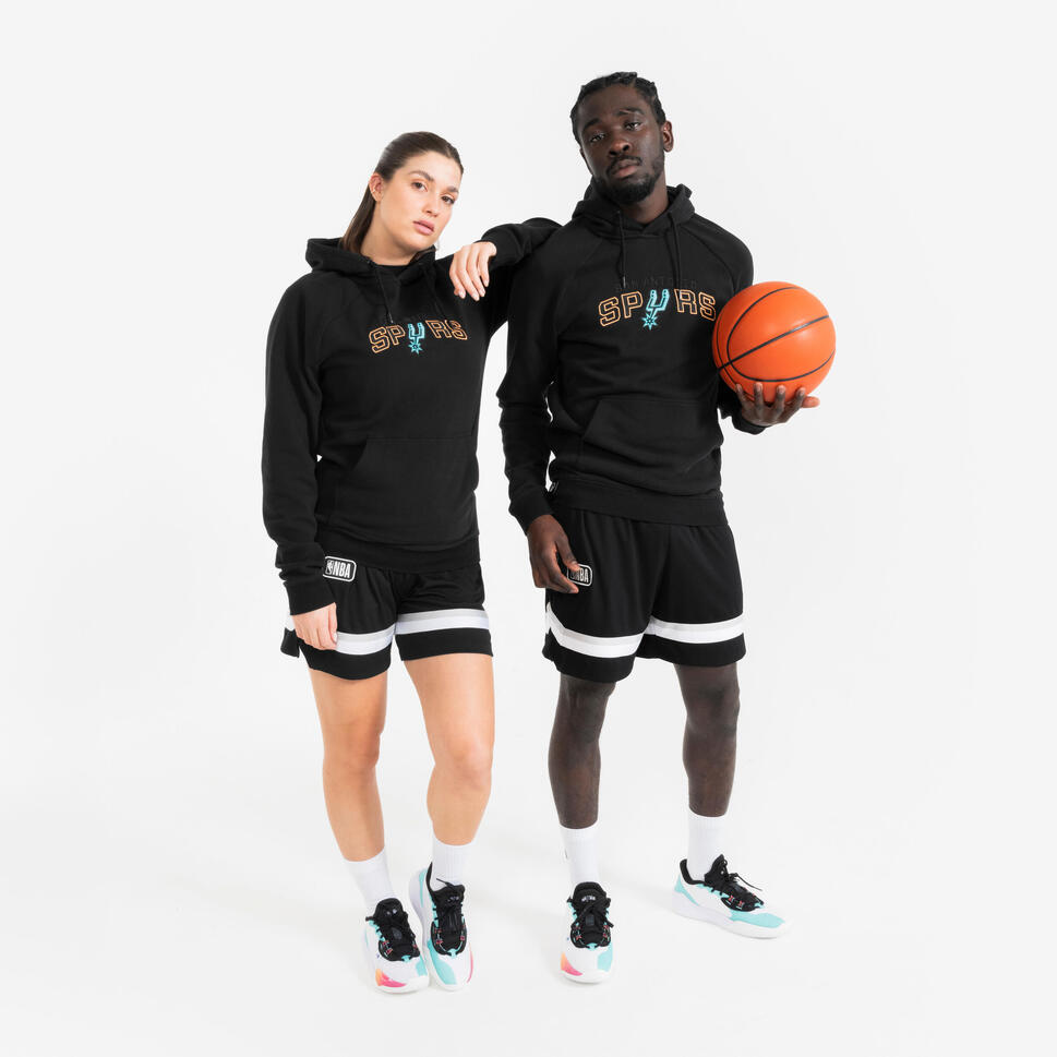 Bluza z kapturem do koszykówki unisex Tarmak NBA 900 San Antonio Spurs