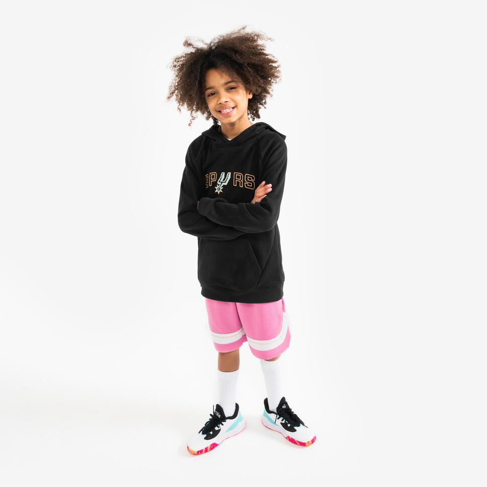 Bluza z kapturem do koszykówki dla dzieci Tarmak NBA 900 San Antonio Spurs