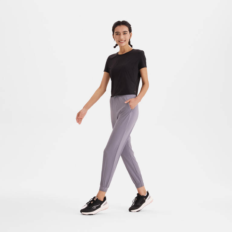 Women's Breathable Quick-dry Cooling Running T-shirt - Black