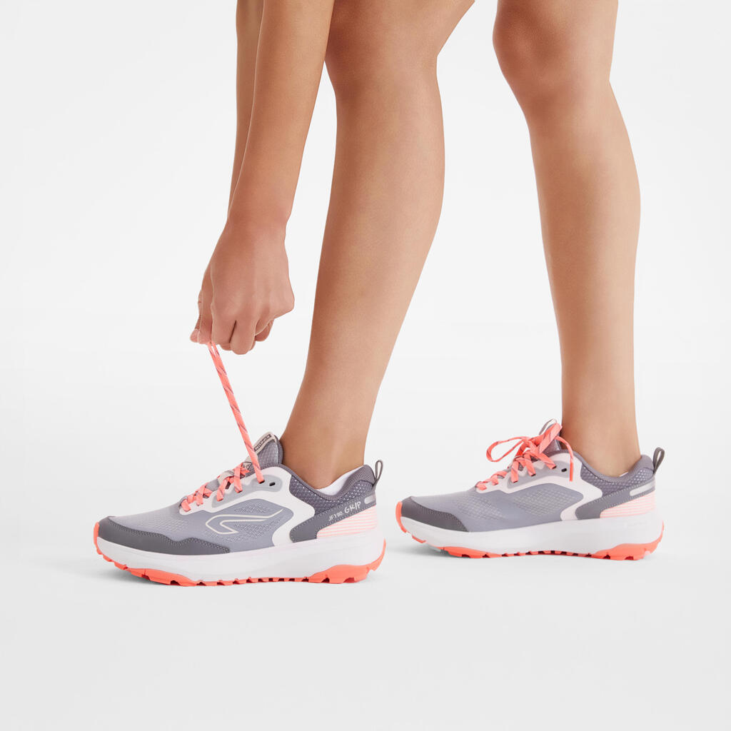Chaussures Running et Trail Femme, Kiprun  JF190 Grip Violet