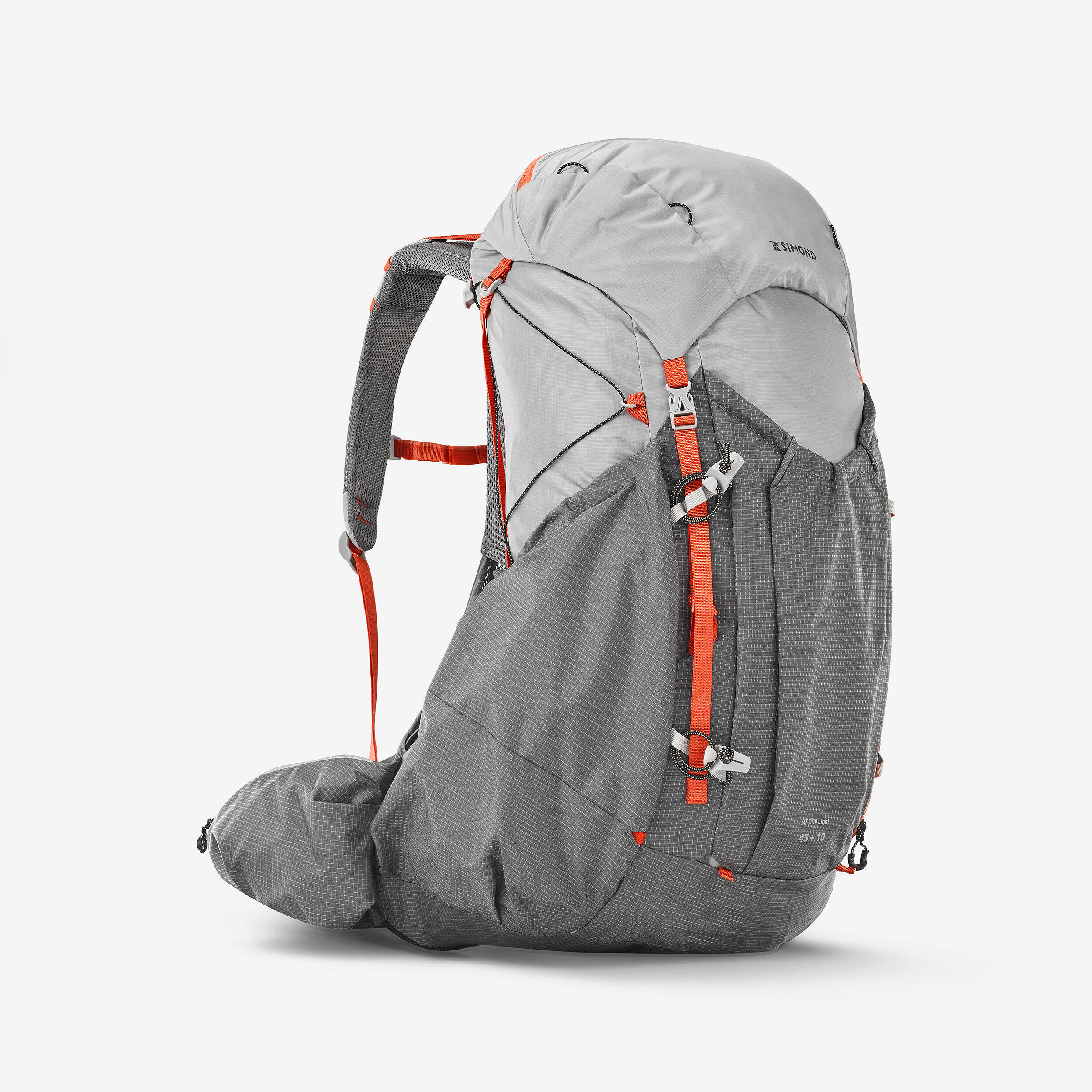 Rucsac Trekking la munte Ultralight MT900 45+10L Gri Dama