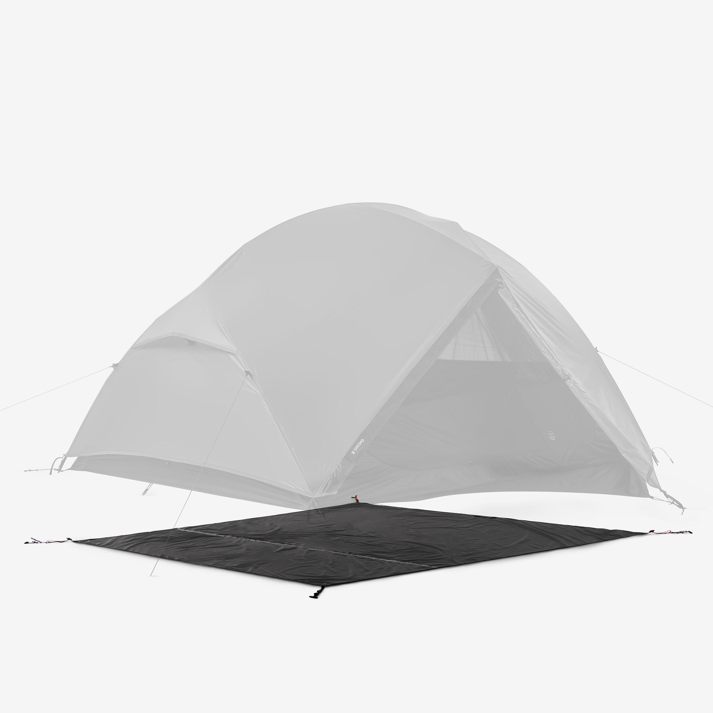 Groundsheet MT900 for 3-person tent - Black 2/3