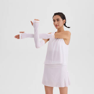 Uv arm and hand cover running white