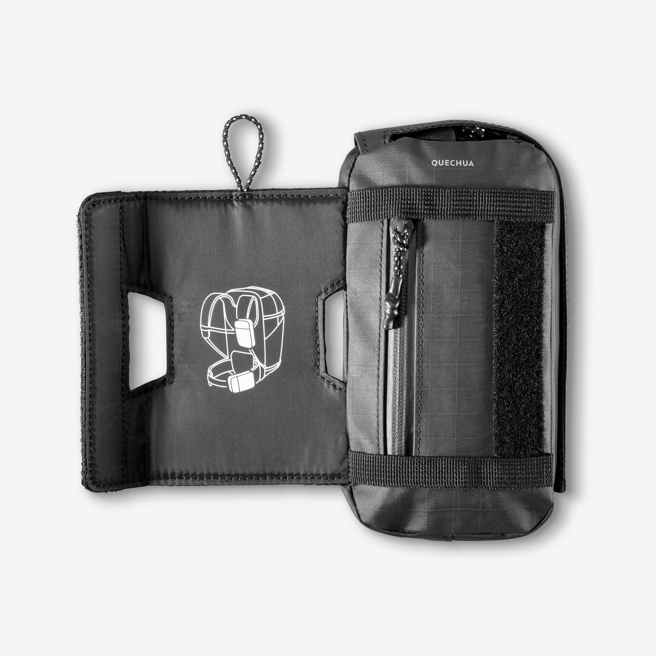 Waterproof Travel Pouch - NH 500 Black - FORCLAZ