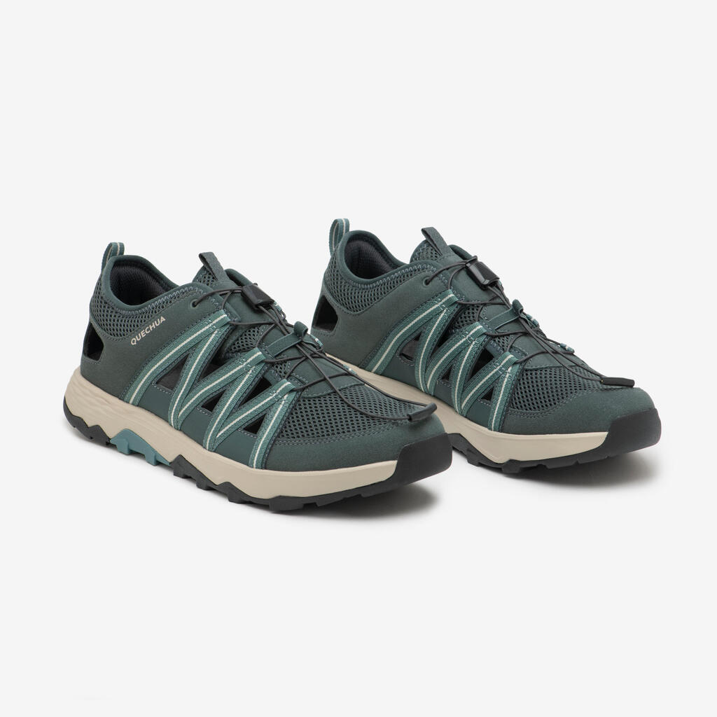 Men's Hiking Sandal Shoes, NH900 Fresh - Green