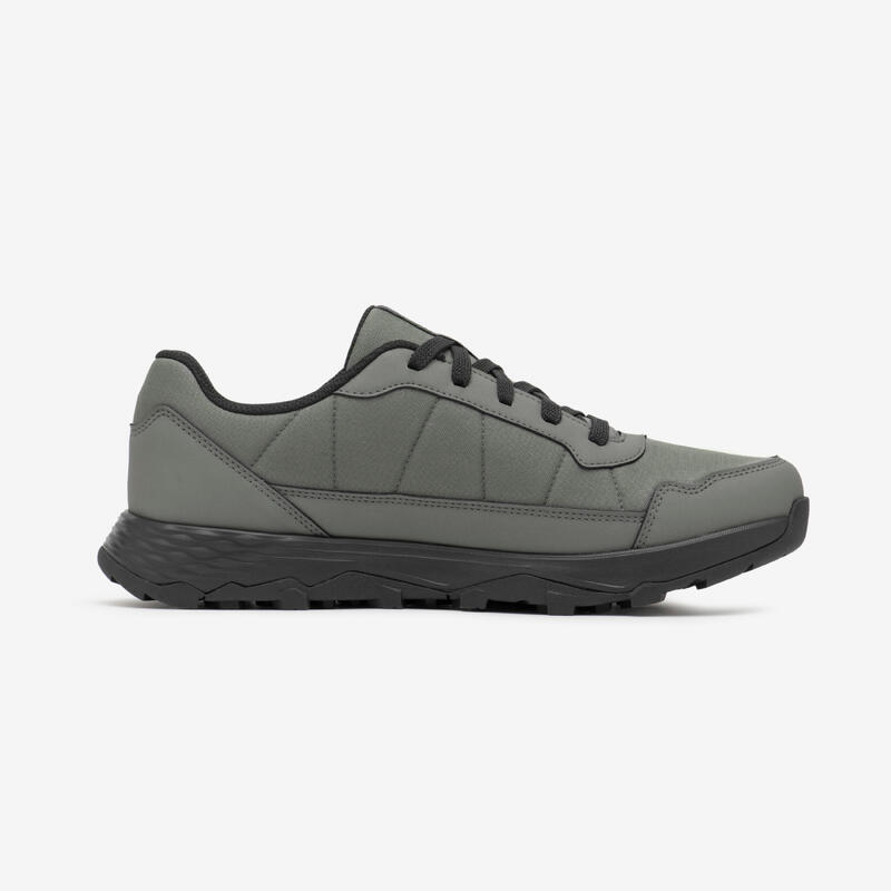 Chaussure de randonnée basse imperméable homme, NH100 gris clair