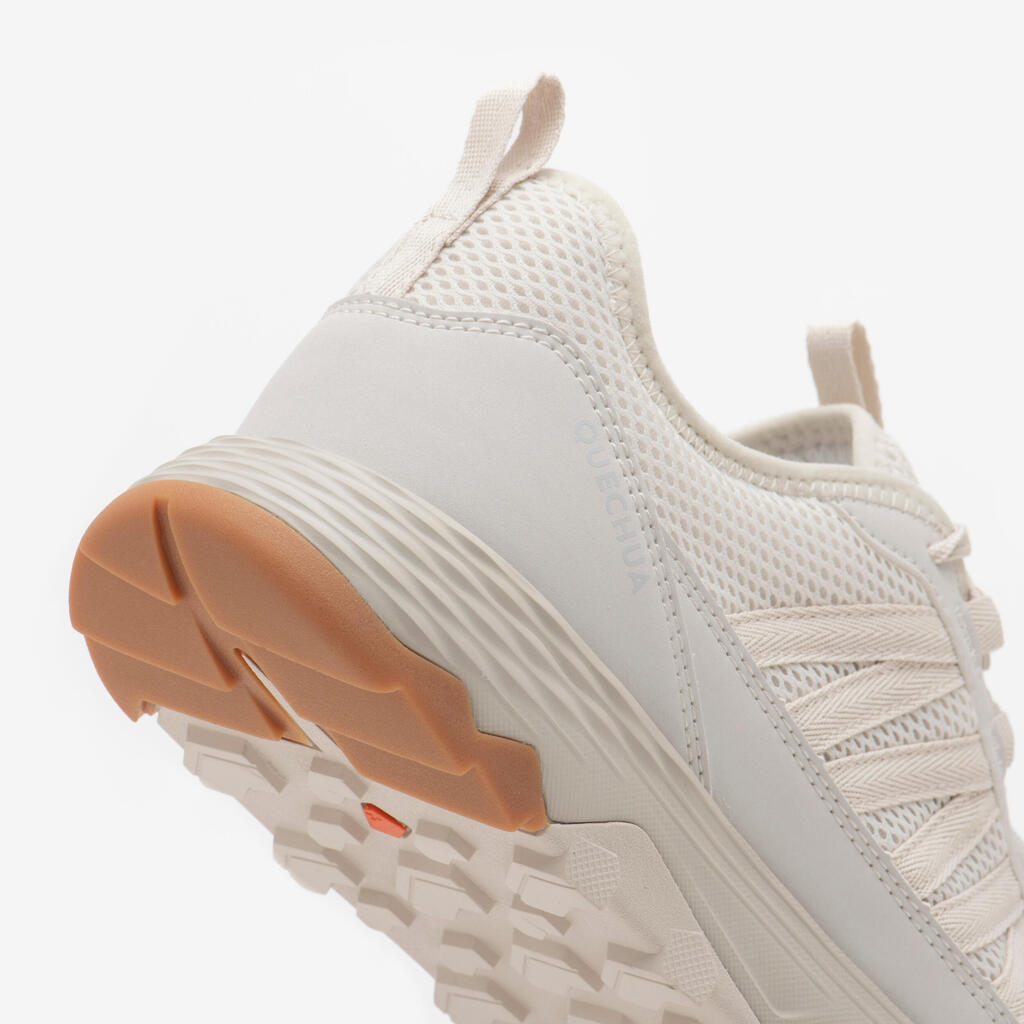 Chaussure de randonnée basse respirante homme, NH500 Fresh blanc