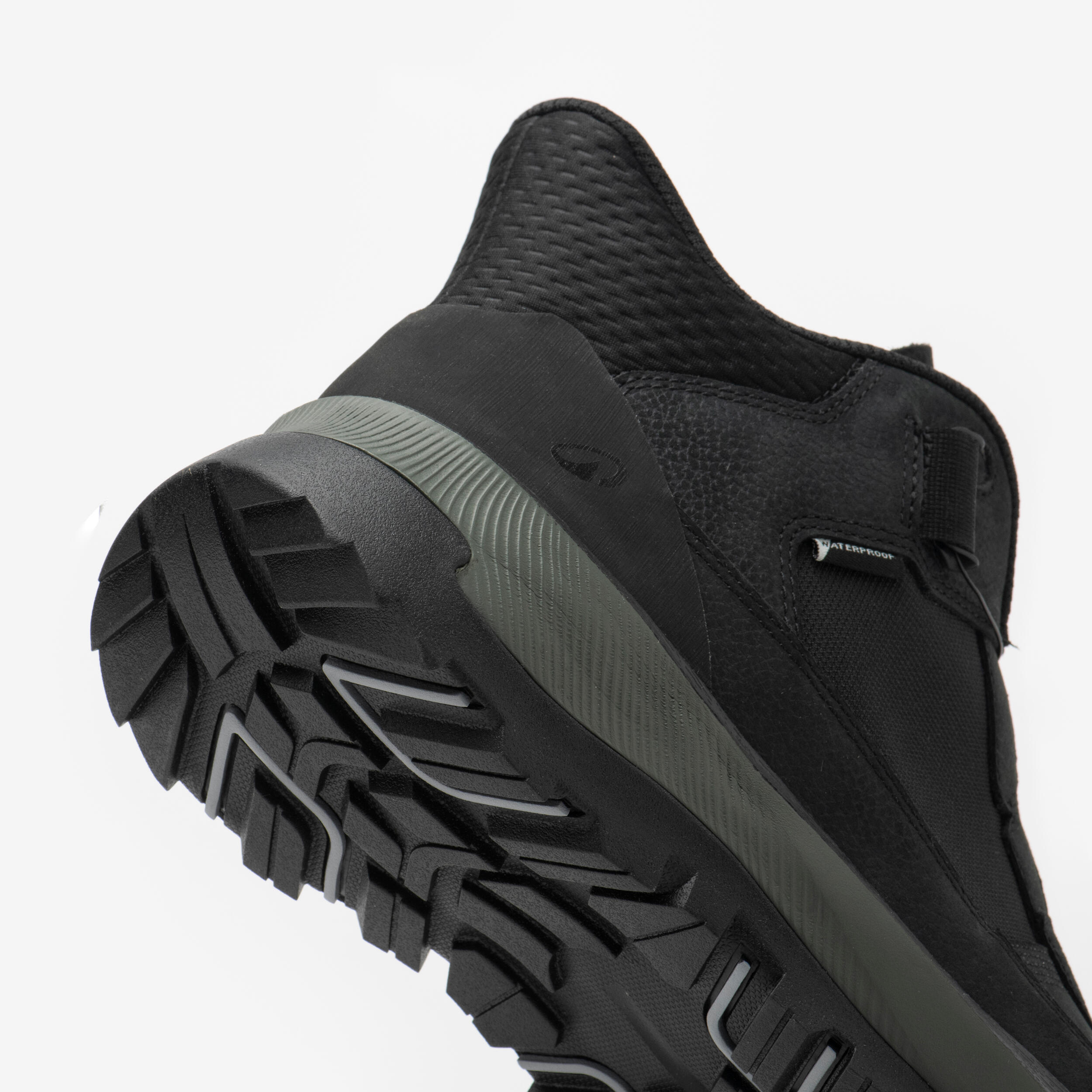 Scarpe montagna uomo NH900 2SECONDS impermeabili nere QUECHUA