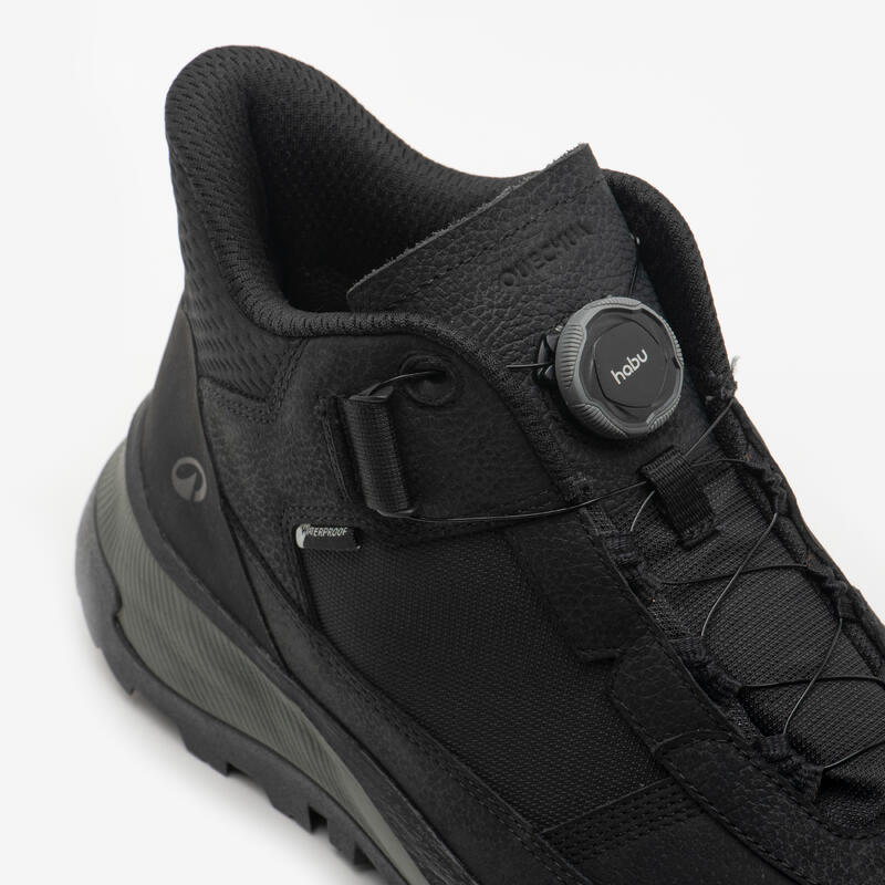 Chaussure de randonnée imperméable homme, NH900 2 Seconds noir