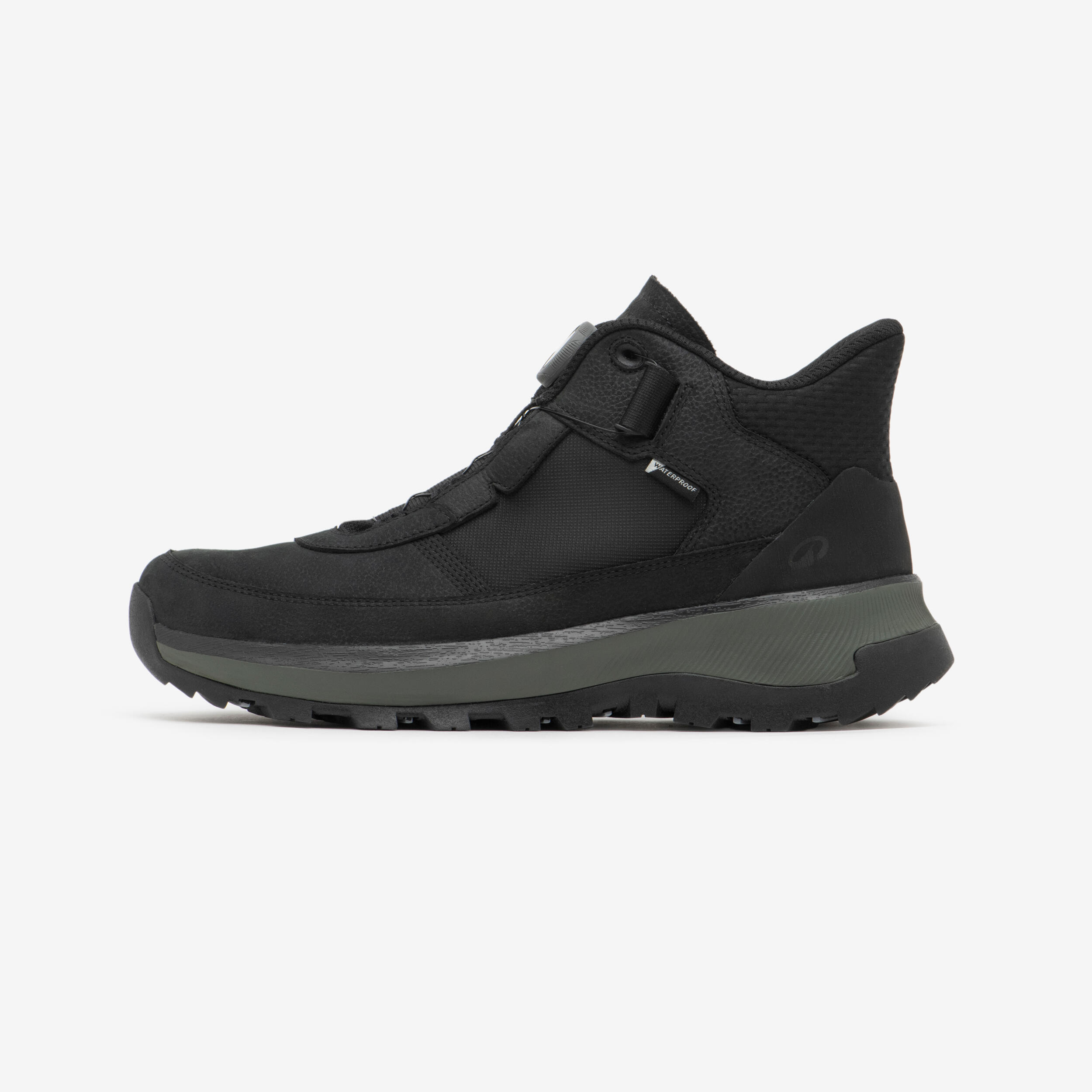 QUECHUA Wanderschuhe Herren wasserdicht 2 Seconds - NH900 schwarz
