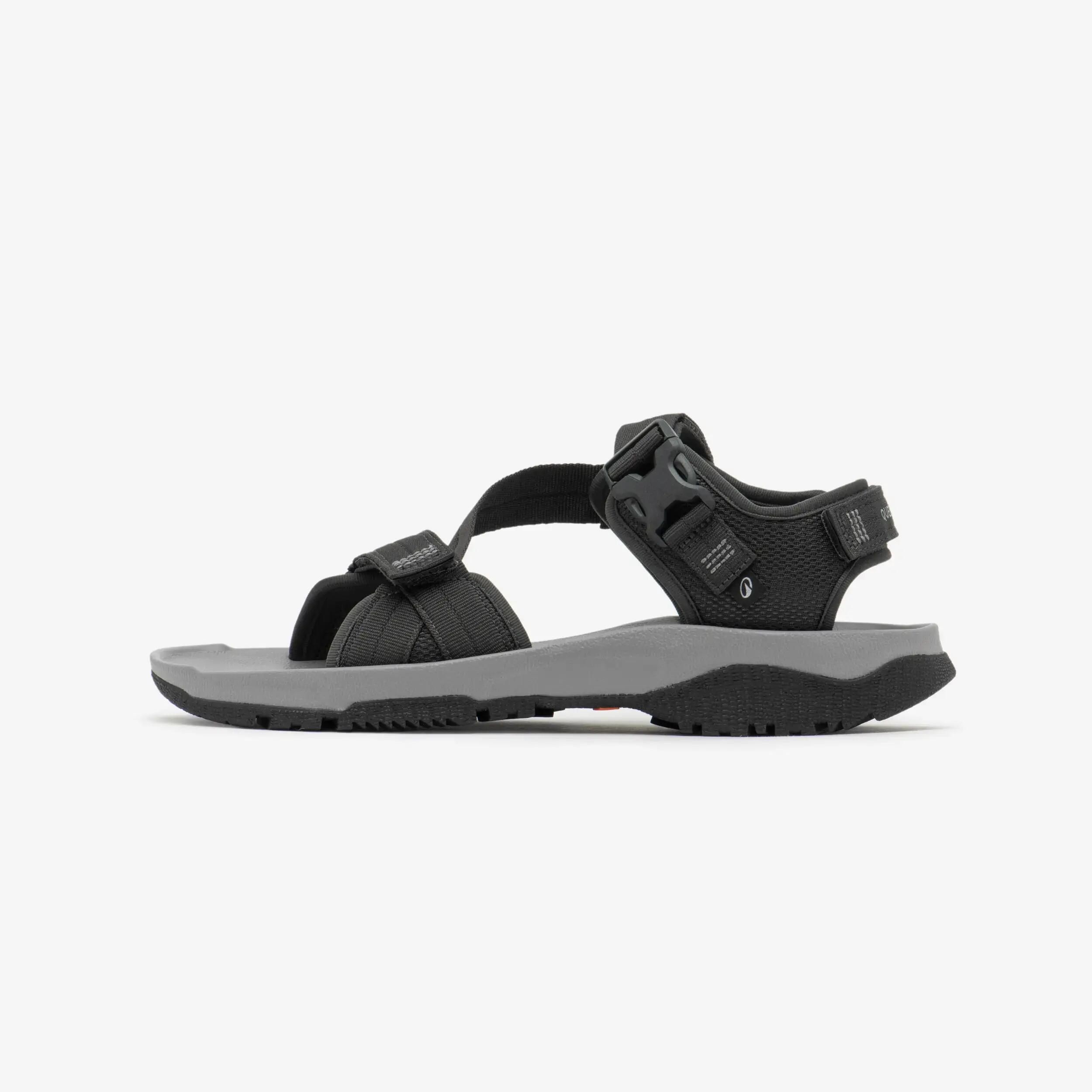 Men’s hiking sandals, NH500 - Grey -  1